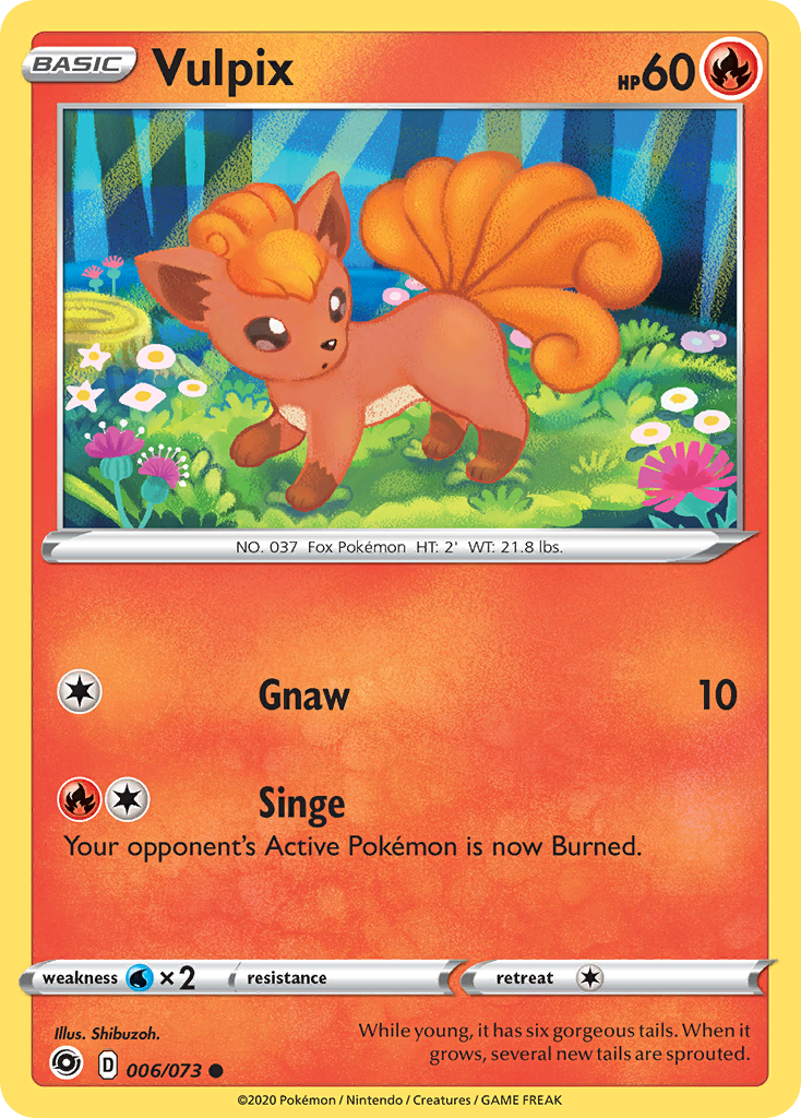 Champion’s Path Vulpix #6/73